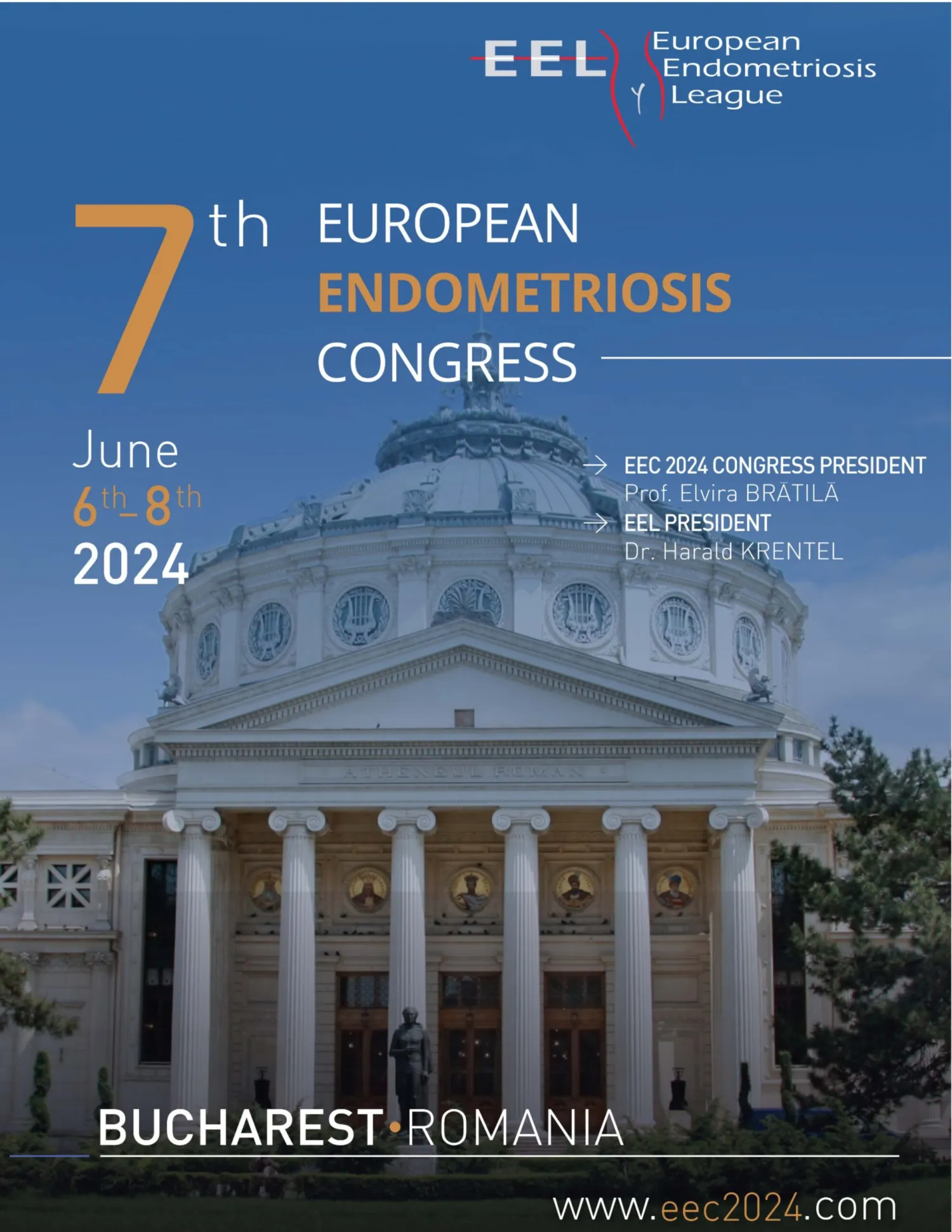 Image 7th European Endometriosis Congress – 6 au 8 juin 2024 – Bucharest-Romania